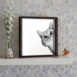 Wallity Cuadro Decorativo Enmarcado en MDF KZM222